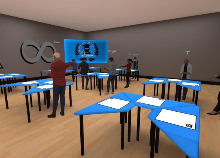vicrtoryxr academy virtual reality math lab classroom