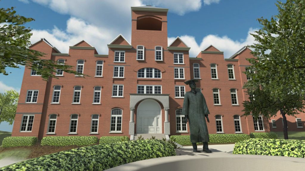 morehouse college building in virtual reality