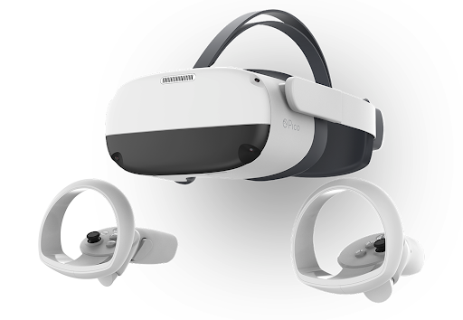 pico virtual reality headset black and white