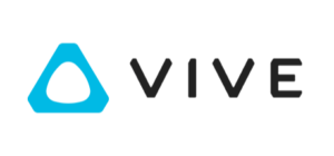 vive text with blue logo png