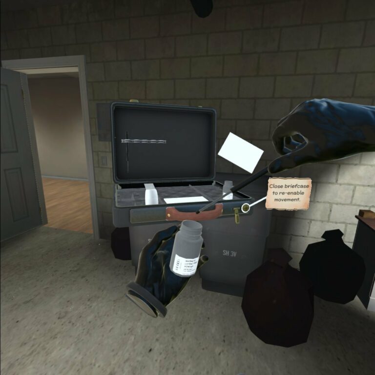 Virtual Reality CSI and Forensics