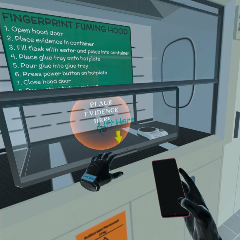 Virtual Reality CSI and Forensics