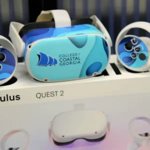 College of Coastal Georgia Sticker on Meta Quest 2 VR Headset